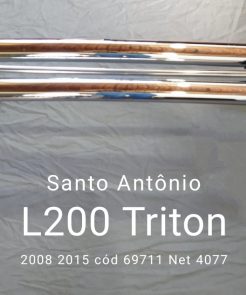SANTO ANTONIO CROMADO L200 TRITON 2008 2015