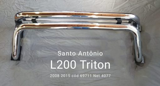SANTO ANTONIO CROMADO L200 TRITON 2008 2015