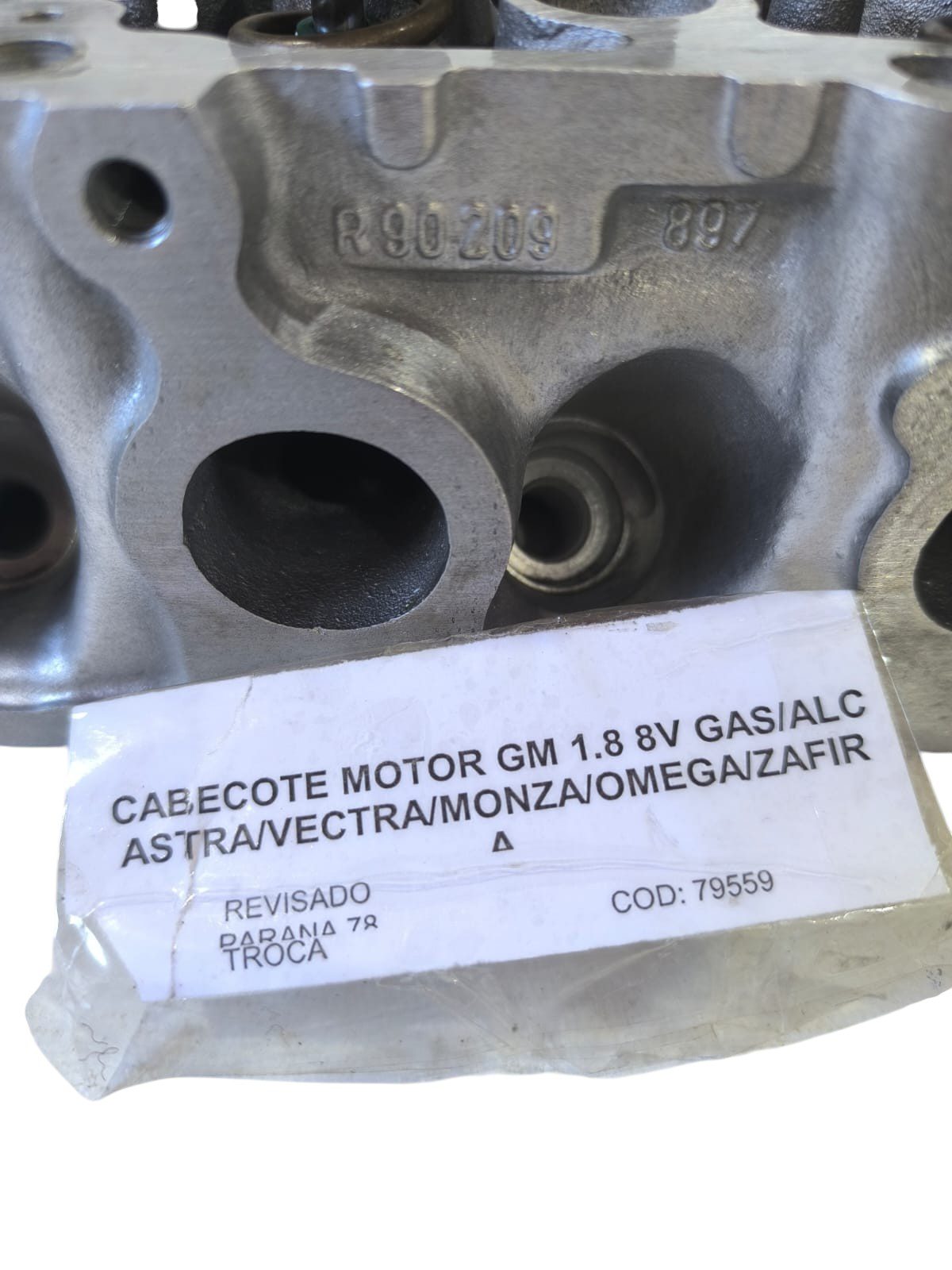 CABEÇOTE MOTOR GM 1.8 8V GASLINA E ALCOOL ASTRA VECTRA MONGA OMEGA ZAFERA (2)