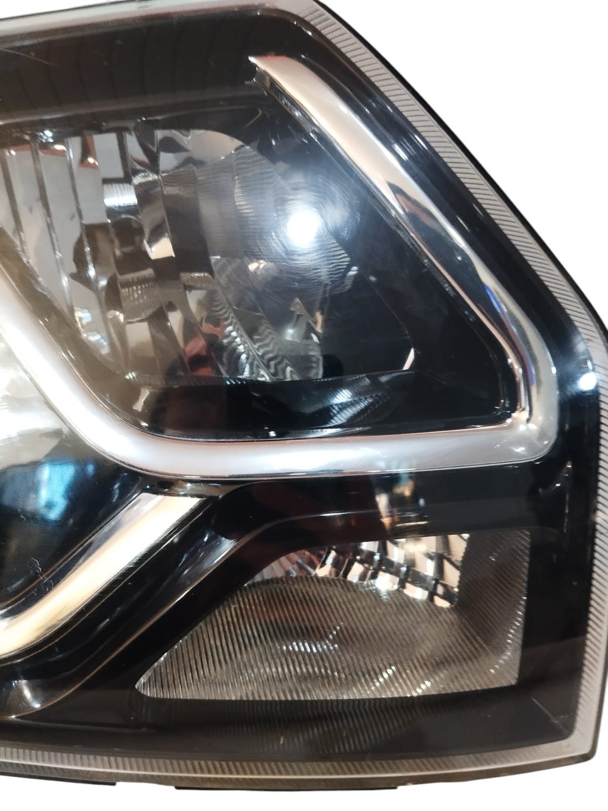FAROL DUSTER OROCH 2015 2019 MASCARA NEGRA PISCA AZUL DIREITO (8)