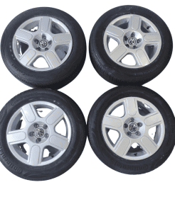 Jogo Rodas Liga Leve Aro 15 5x100 CrossFox Golf Bora C/ Pneus Original